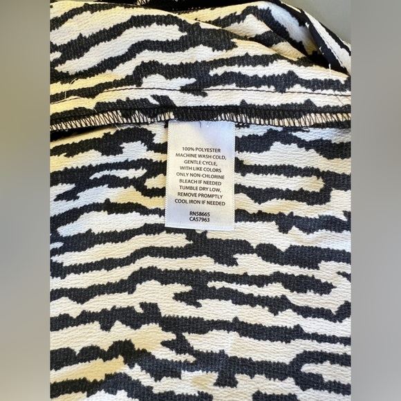 OPEN EDIT Beige and black‎ zebra print slip dress size M. - Picture 12 of 14